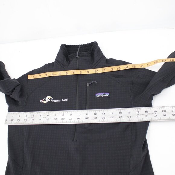 Patagonia R1 Pullover Women Medium Regulator Waffle Grid Fleece Polartec Black - Picture 12 of 12